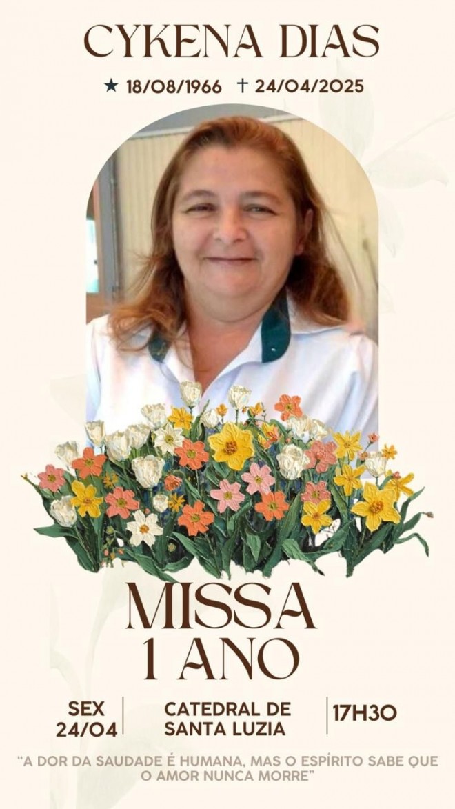 Convite Missa (Reprodução do BCS)