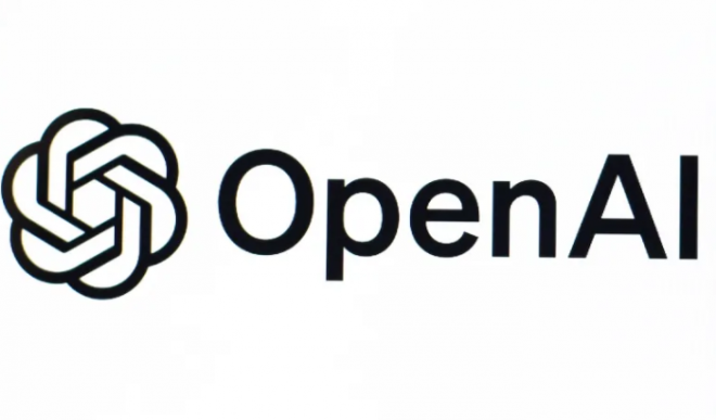 Arte com logomarca da Open AI