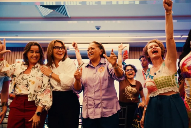 Samanda, Janja, Fátima e Isolda: mulheres mobilizadas (Foto: divulgação)