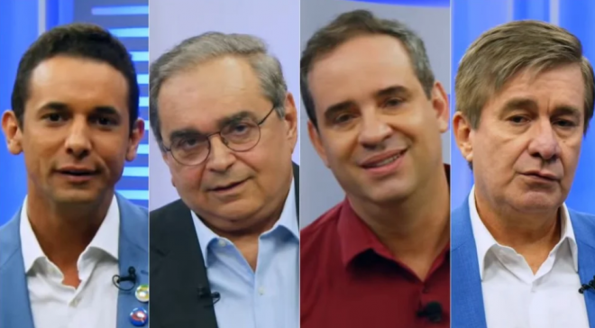 Allyson, Álvaro, Cadu e Robério: vai ser dada a largada (Fotomontagem da Web)