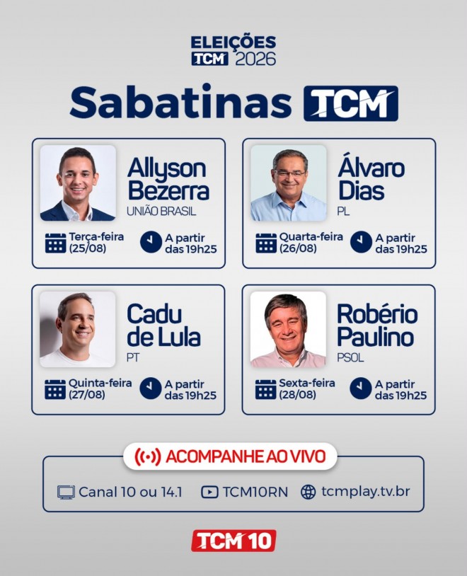 Banner de divulgação da TCM (Reprodução do BCS)
