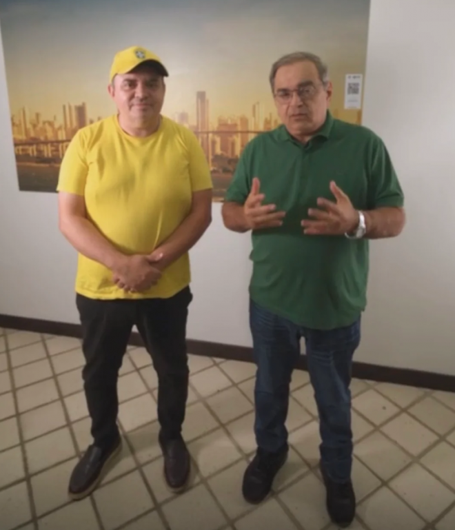 Rodrigo não conseguiu passar de 1% e resolveu defender apoio de seus eleitores para Álvaro (Foto: redes sociais)