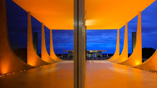 Sede do STF em Brasília, ambiente de crise (Foto: Canal Meio)