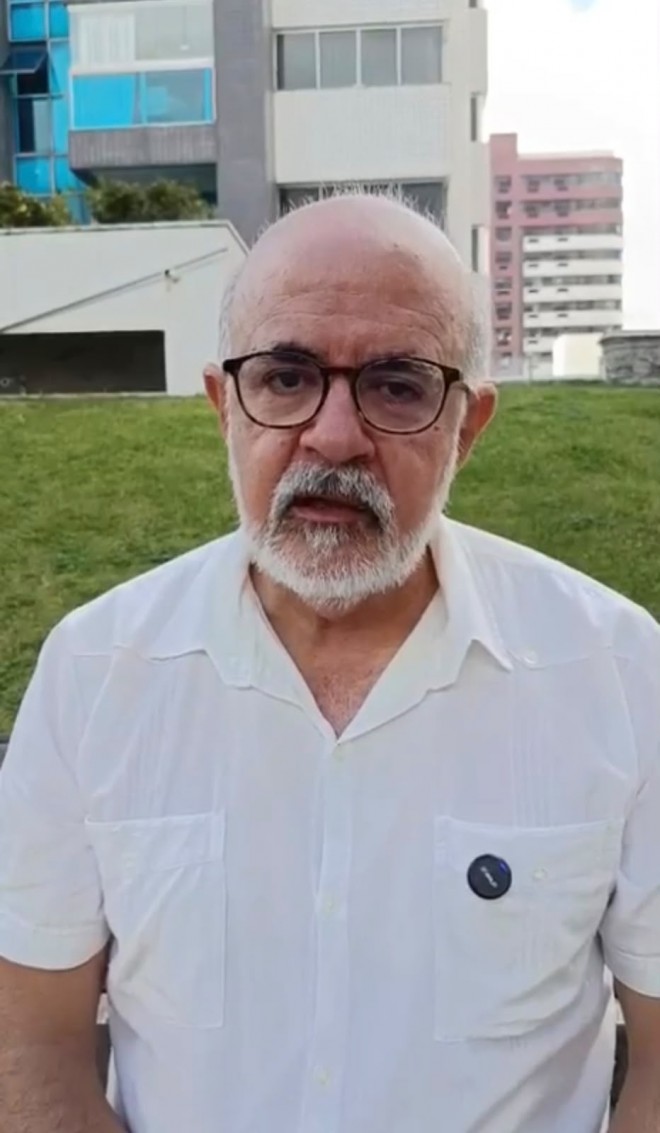 Motta distribuiu um vídeo em que faz as contas e argumenta que só deve maio (Print: reprodução do BCS)